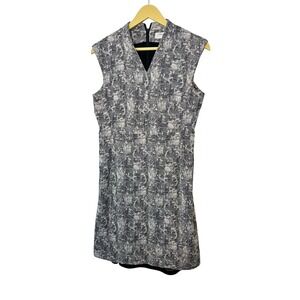 MM.LaFleur‎ Shift Dress Womens 8 Black White work career